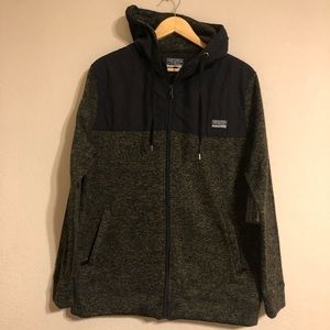Free Nature Two‎ Tone Zip Up Hoodie Men's
